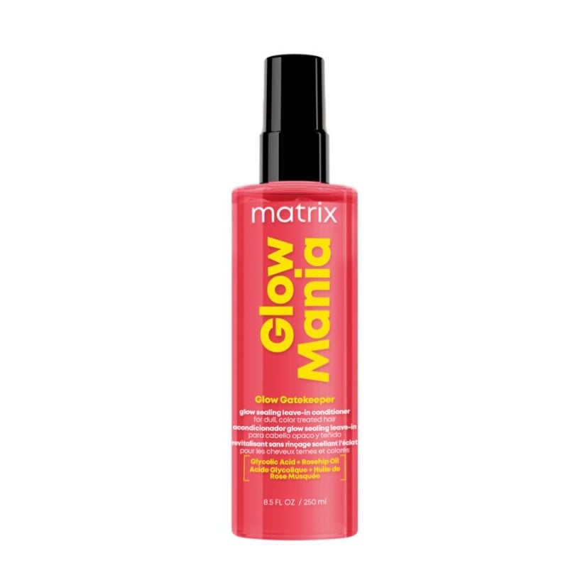 Запечатващ блясъка балсам без изплакване с топлинна защита Matrix Glow Mania Glow Gatekeeper​ 250ml