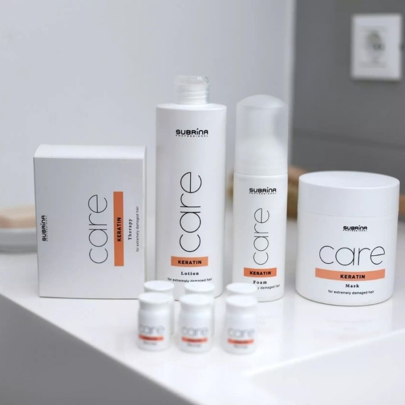 Кератинова терапия за силно увредена коса Subrina Professional Care Keratin Therapy 10ml — изглед 3