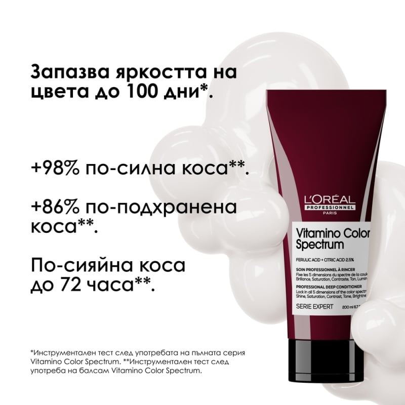 Балсам за боядисана коса L'Oréal Professionnel Vitamino Color Spectrum Conditioner 200ml — изглед 2