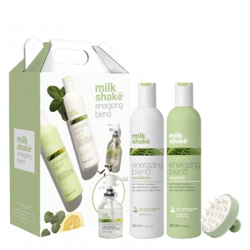 Енергизиращ и уплътняващ комплект за фина и изтъняваща коса Milkshake Energizing Blend Kit