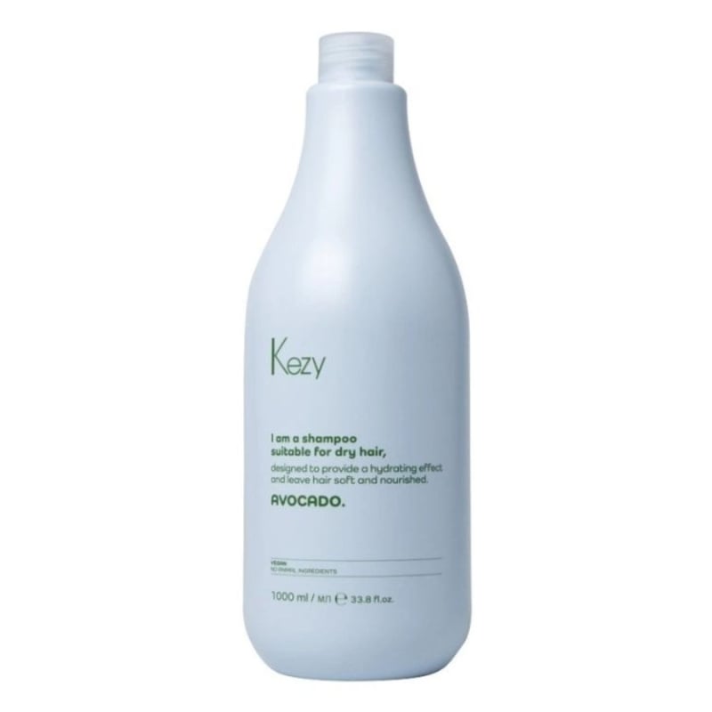 Шампоан с авокадо за суха и дехидратирана коса Kezy Avocado Shampoo For dehydrated, dry Hair 1000 ml