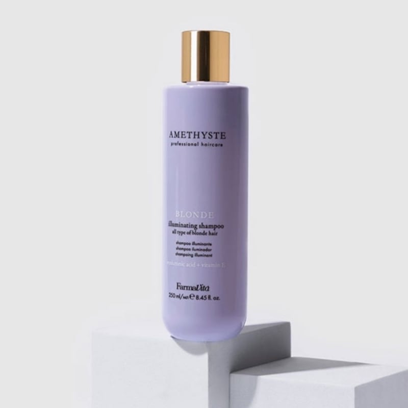 Матиращ шампоан против жълти оттенъци Farmavita Amethyste Cool Blonde Silver Shampoo 250 ml — изглед 2