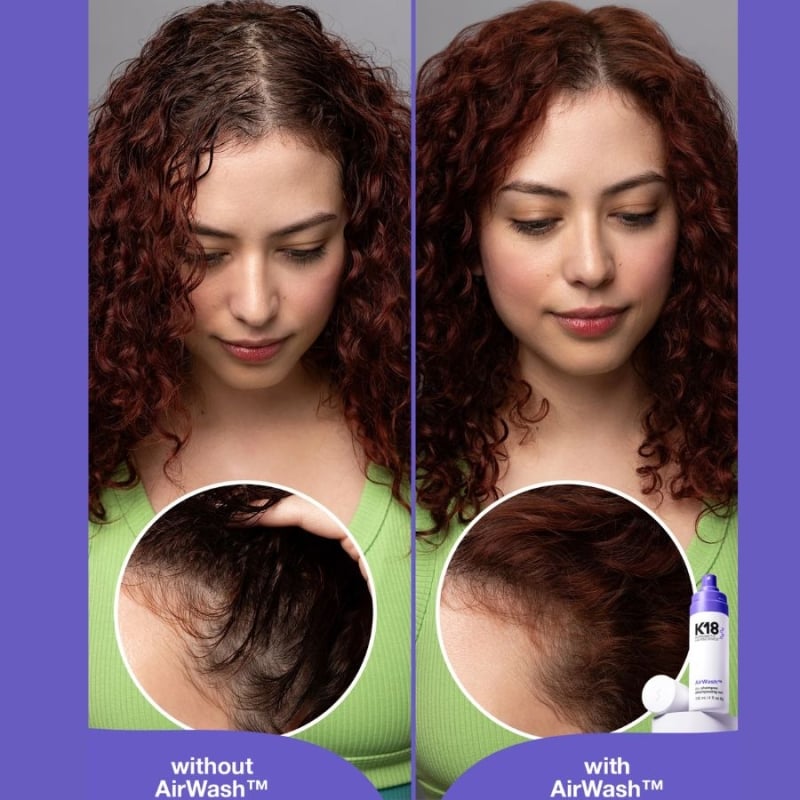 Сух шампоан без аерозол и бели следи K18 AirWash™ Dry Shampoo 118 ml — изглед 5