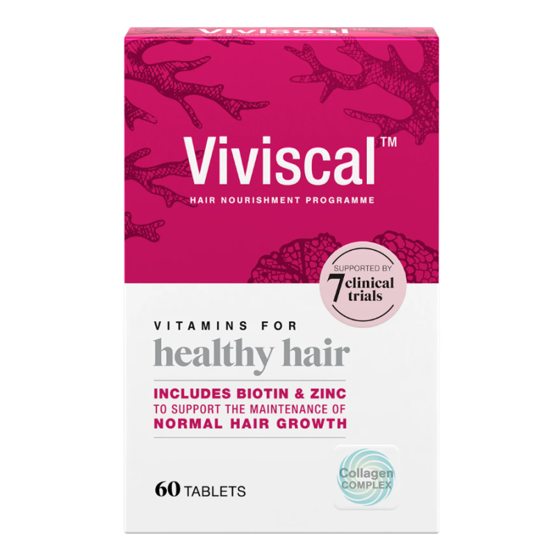 Хранителна добавка за растеж на коса и против косопад при жени Viviscal Max Strength Hair Growth Supplements 60 таблетки