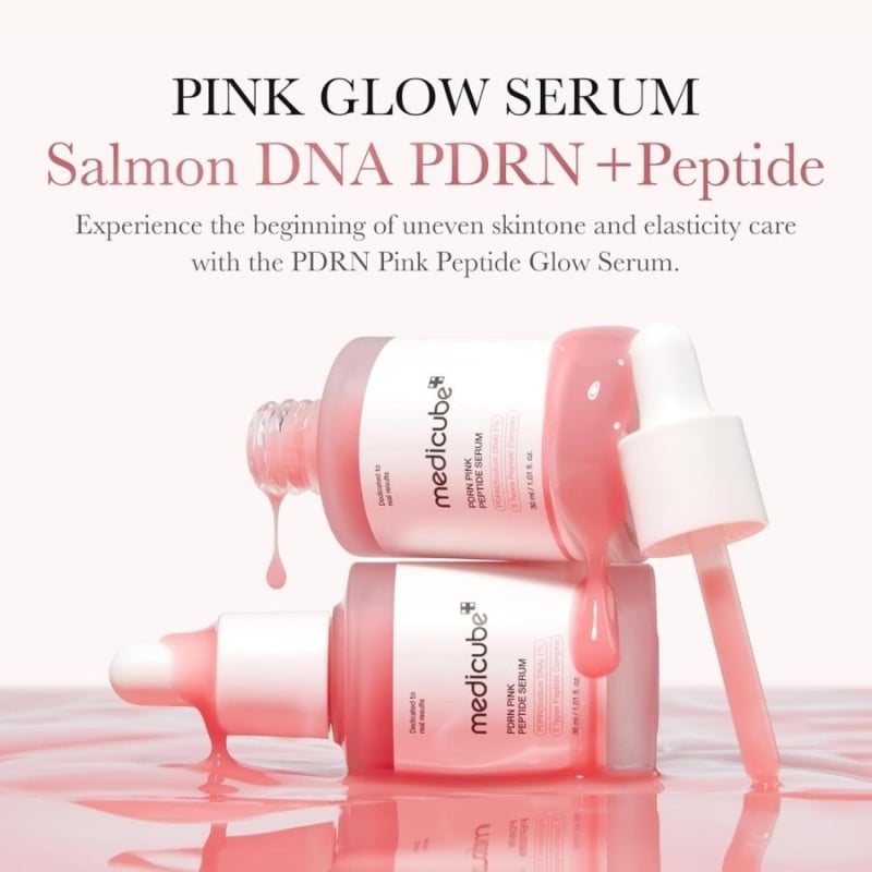 Серум за сияйна кожа и еластичност Medicube PDRN Pink Peptide Glow Serum 30 ml — изглед 4