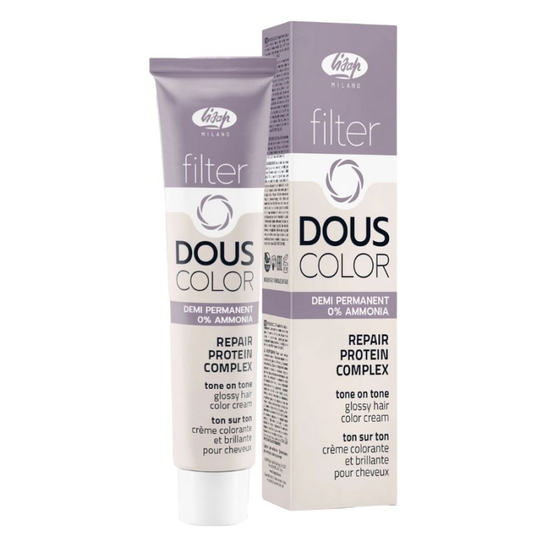 Професионална деми-перманентна боя за коса без амоняк Lisap Milano Filter Douscolor Demi Permanent Colour 60 ml