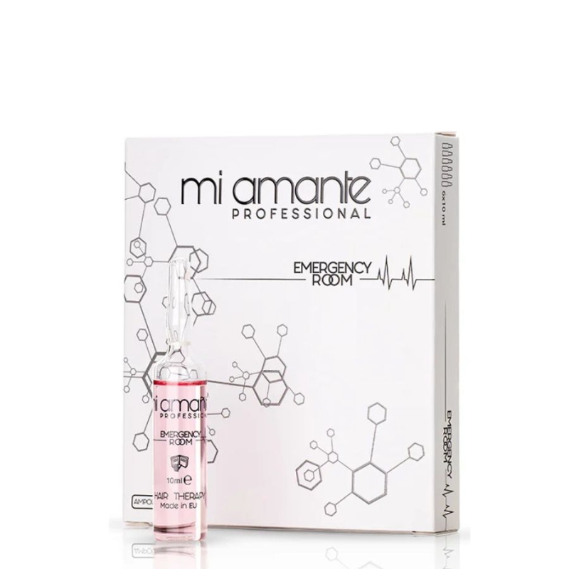 Възстановяващи ампули за третирана и силно увредена коса Mi Amante Emergency Room Ampoules 6x10ml