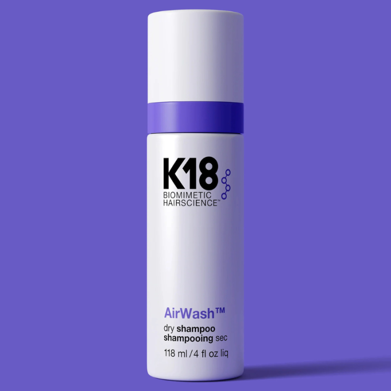 Сух шампоан без аерозол и бели следи K18 AirWash™ Dry Shampoo 118 ml
