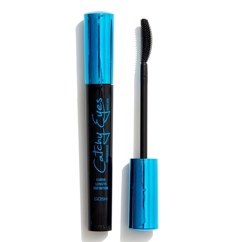 Водоустойчива спирала за извити мигли и „cat-eye“ ефект Gosh Catchy Eyes Mascara Waterproof 8ml