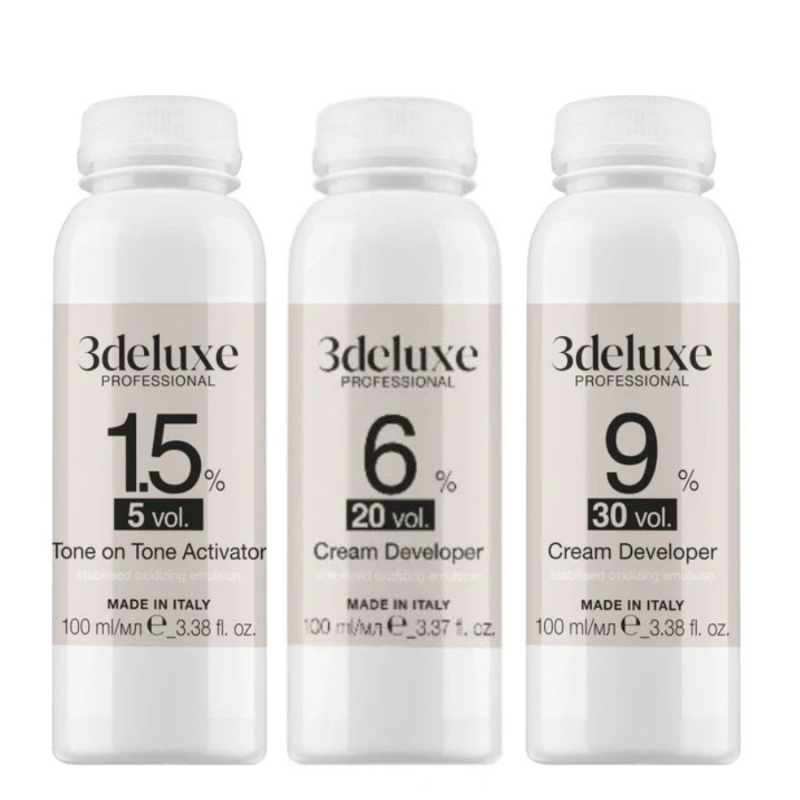 Оксидант за коса 3Deluxe Cream Developer 100ml