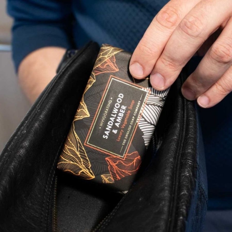 Луксозен сапун със Сандалово дърво и Амбър The English Soap Company Radiant Sandalwood and Amber Soap 190g — изглед 6