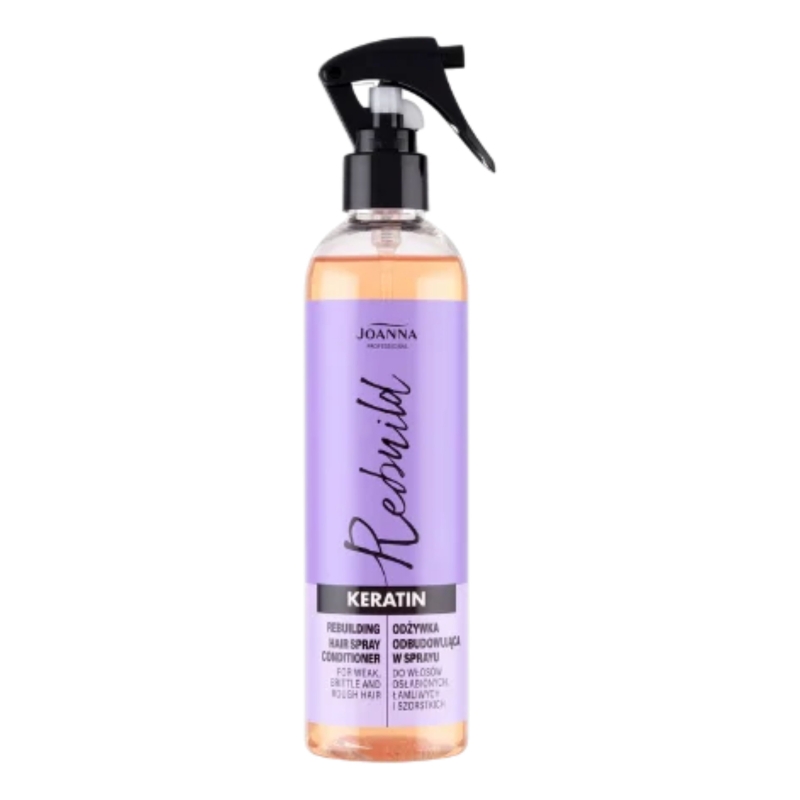 Възстановяващ спрей-балсам с кератин за суха и увредена коса Joanna Professional Keratin Rebuild Conditioner Spray 300 ml