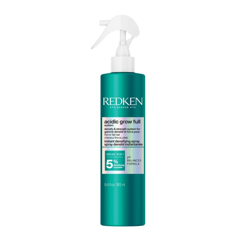 Спрей за плътност, обем в корените и термозащита до 230°C Redken Acidic Grow Full System Hair Spray 190 ml
