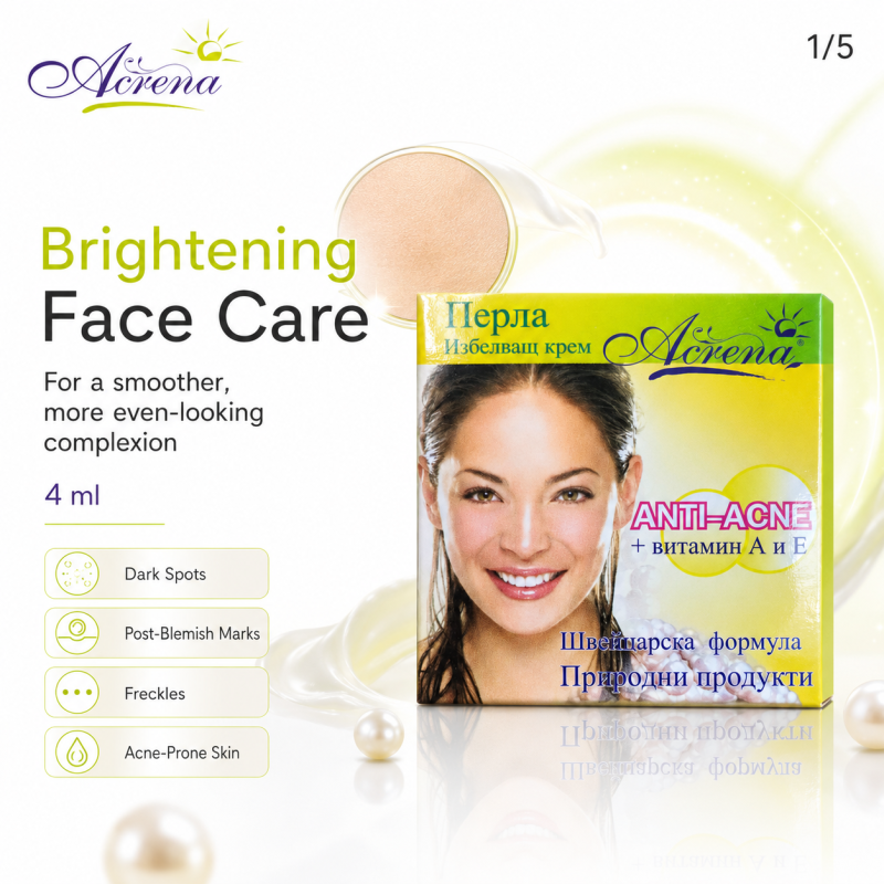 Избелващ крем за лице Acrena Anti-Acne Whitening Cream 4ml — изглед 2