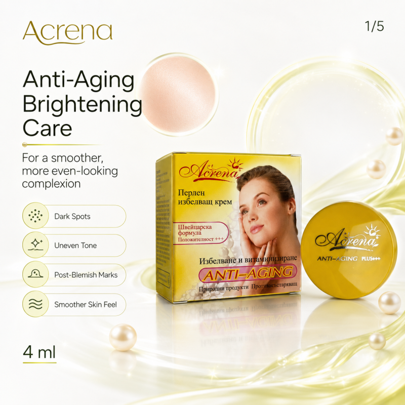 Избелващ крем за лице Acrena Anti-Aging Whitening Cream 4ml — изглед 2
