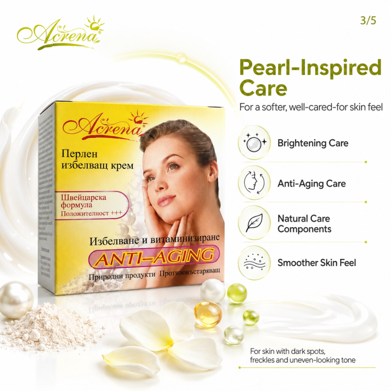 Избелващ крем за лице Acrena Anti-Aging Whitening Cream 4ml — изглед 4