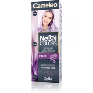 Неонова Боя за коса Delia CAMELEO NEON Semi-permanent Hair Color 60ml Violet