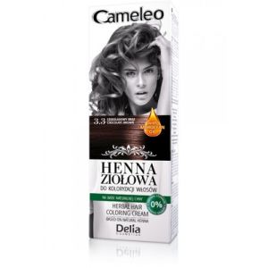Къна за коса с билки Delia CAMELEO Herbal Henna 75gr 3.3 Chocolate Brown