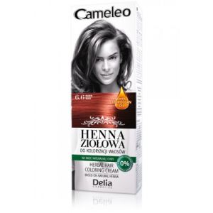Къна за коса с билки Delia CAMELEO Herbal Henna 75gr 6.6 Ruby