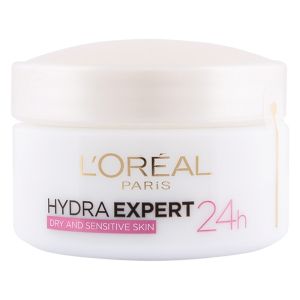 Хидратиращ дневен крем за суха и чувствителна кожа Loreal Dermo Hydra Expert Day Cream Dry Sensitive Skin 50ml