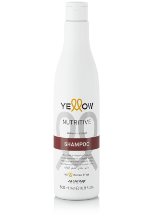 Шампоан с арган и кокосово масло за суха и изтощена коса YELLOW NUTRITIVE SHAMPOO 500ml