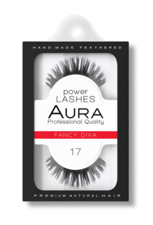 Мигли от естествен косъм Aura Power Lashes False Eyelashes 17 Fancy Diva