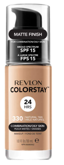 Фон дьо тен за комбинирана до мазна кожа Revlon Colorstay Foundation for Combination/Oily Skin SPF 15 30ml 330 Natural Tan
