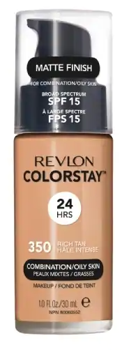 Фон дьо тен за комбинирана до мазна кожа Revlon Colorstay Foundation for Combination/Oily Skin SPF 15 30ml 350 Rich Tan