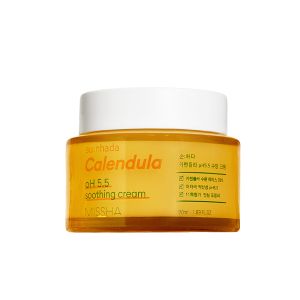 Успокояващ крем за чувствителна кожа с Невен Missha Calendula pH Balancing & Soothing Cream 50ml 