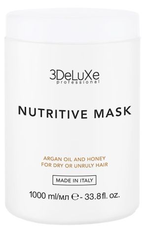 Маска за суха и изтощена коса 3Deluxe Nutritive Hair Mask 1000ml