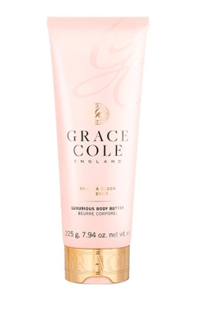Луксозен крем - масло за тяло Ванилия и Божур Grace Cole Vanilla Blush & Peony Luxurious Body Butter 225g 