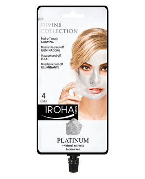 Платинена пилинг маска за лице Iroha Hydra Glowing Peel - Mask Platinum