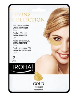 Златни стягащи пачове за очи Iroha Extra Firmness Foil Sheet Eye Patches with 24K GOLD