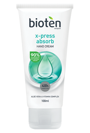 Бързо абсорбиращ се крем за ръце Bioten Xpress Absorb Hand Cream 100ml