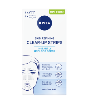 Почистващи лепенки за лице Nivea Skin Refining Clear-Up Strips 6pcs 