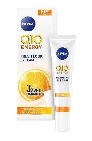 Енергизиращ околоочен крем Nivea Q10 Energy Fresh Look Eye Care Cream 15ml 