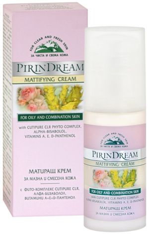 Bodi Beauty Pirin Dream Mattifying Cream for Oily and Combination Skin 50ml 