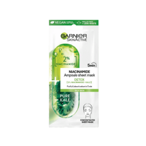 Garnier Skin Active Niacinamide Detox Ampoule Sheet Mask 1pcs 
