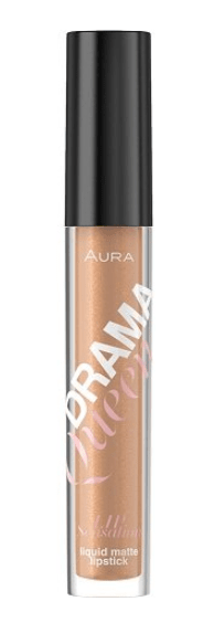 Течно матово червило Aura Drama Queen Lip Sensation Liquid Matte Lipstick 4ml 04 Where’s the Party?