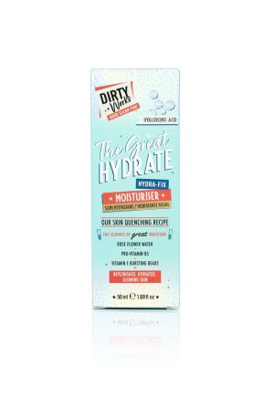 Хидратиращ крем за лице с Хиалуронова киселина Dirty Works The Great Hydrate Hydra-Fix Moisturiser 50ml 