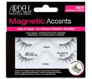 Магнитни изкуствени мигли от естествен косъм Ardell Magnetic Accents 001 False Lashes 
