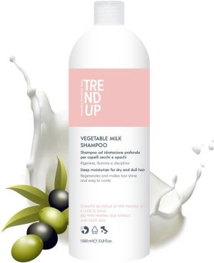 Регенериращ шампоан за суха коса с Маслиново мляко Edelstein Professional Trend Up Vegetable Milk Shampoo 