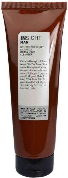 Душ гел за коса и тяло Insight Man Hair & Body Cleanser 250ml 