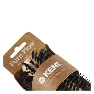 Дървена четка за изсушаване и оформяне на косата с вентилация - голяма Kent Pure Flow LPF5 Hair Brush 