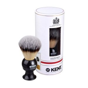Четка за бръснене с черна дръжка - малка Kent BLK4A Small Synthetic Shaving Brush