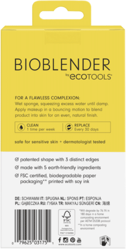 Бюти блендер за нанасяне на фон дьо тен EcoTools BioBlender Makeup Sponge 3175 