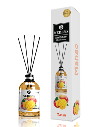 Парфюмен ароматизатор с клечки с аромат на Манго Nedens Mango Reed Diffuser 110ml 