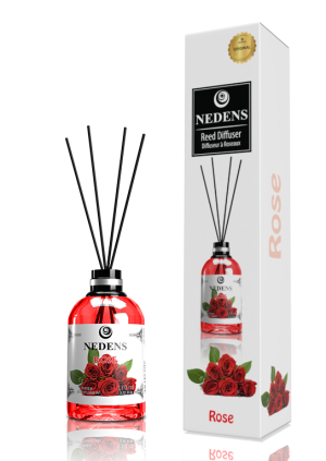 Парфюмен ароматизатор с клечки с аромат на Роза Nedens Rose Reed Diffuser 110ml 