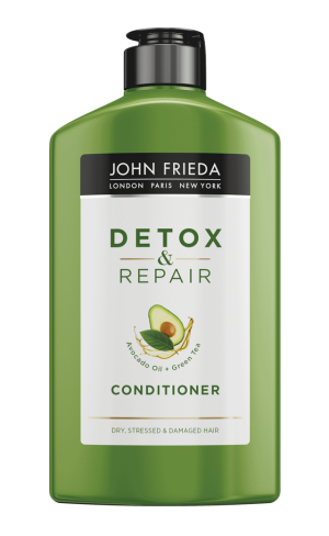 Възстановяващ балсам за суха, стресирана и увредена коса John Frieda Detox & Repair Conditioner 250ml