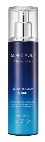 Хидратиращ серум с 10 вида хиалуронова киселина Missha Super Aqua Ultra Hyalron Serum 50ml 